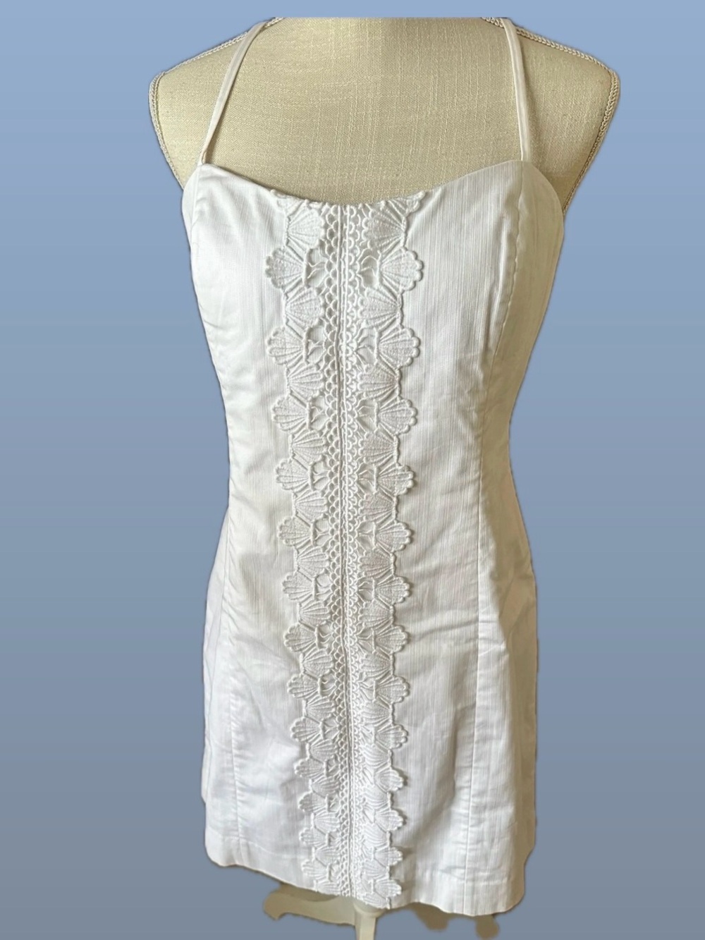 Lilly Pulitzer White Shift Dress. Size 10